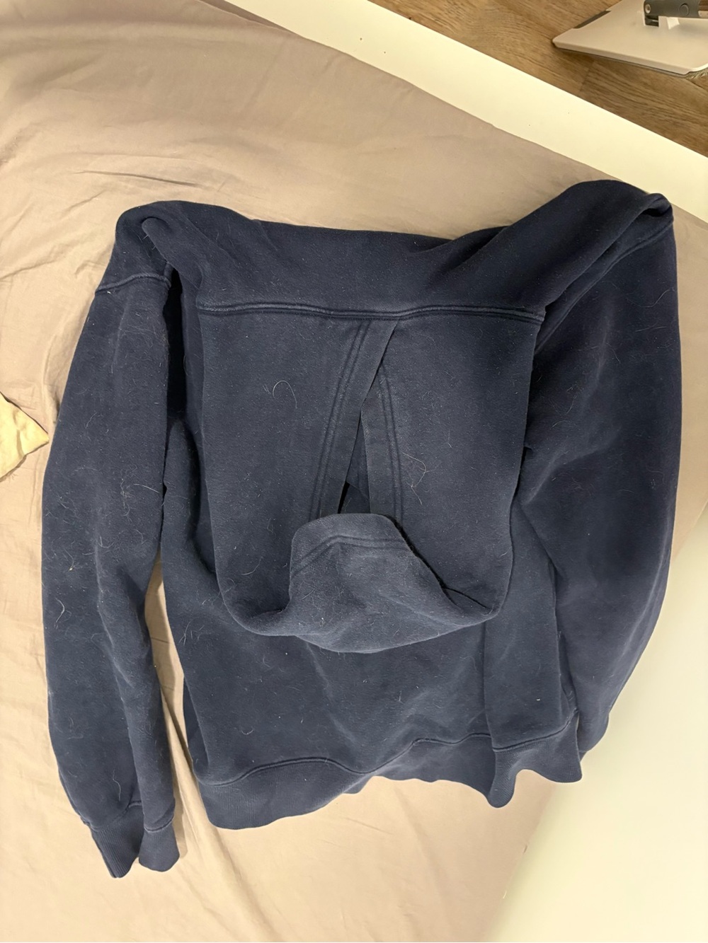 navy aritzia tna hoodie